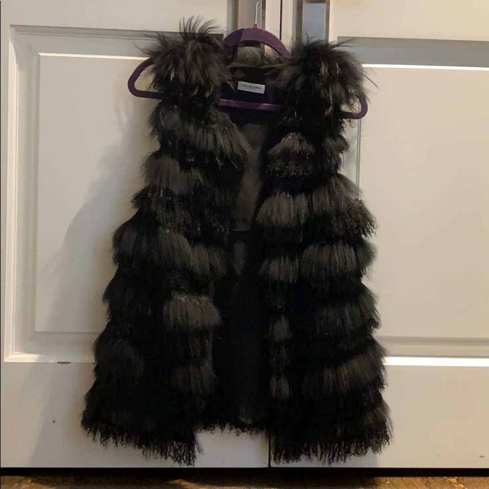 Yves Salomon fur vest